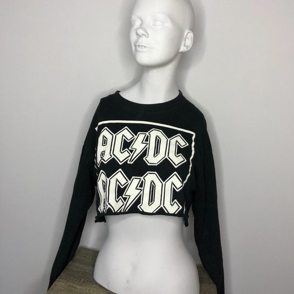 AC/DC Crop Top - Picture 2 of 3